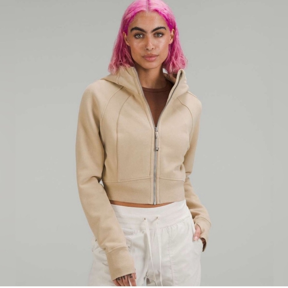 Lululemon Scuba Full-Zip Cropped Hoodie
